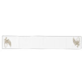 Chemin De Table Long Dragon Mosaïque Doré Incroyable (Horizontal)