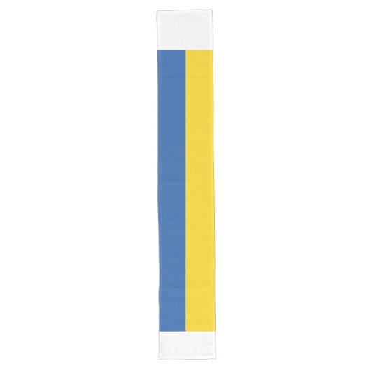 Chemin De Table Long Drapeau d'Ukraine (Devant)
