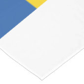 Chemin De Table Long Drapeau d'Ukraine (Coin)