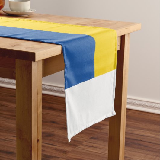 Chemin De Table Long Drapeau d'Ukraine (In Situ)