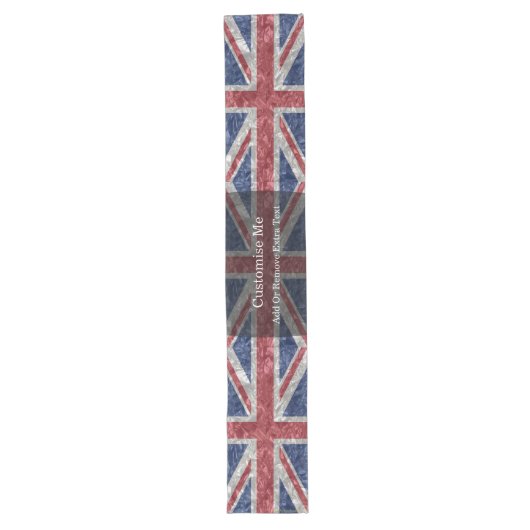 Chemin De Table Long Drapeau Union Jack - Crinké (Devant)