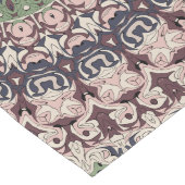 Chemin De Table Long Earth Tone Vert et Brown Mandala Motif (Coin)