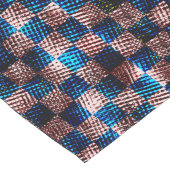 Chemin De Table Long Échecs rustiques sous forme d'rayures croisées (Coin)