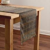 Chemin De Table Long Élégant coureur de table Batik à rayures (In Situ)