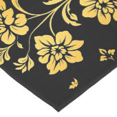 Chemin De Table Long Elégant Floral Luxe Collection Moderne (Coin)