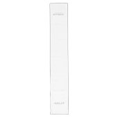 Chemin De Table Long Élégant logo d'entreprise blanc, affichage d'événe (Devant)