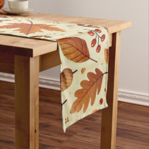 Chemin De Table Long Élégant Motif Automne