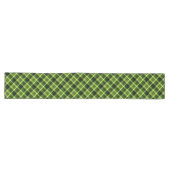 Chemin De Table Long Elégant Pois Vert Plaid Motif Grande Table Runer (Horizontal)