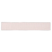 Chemin De Table Long Élégant Rose Gold À damiers Plaid Table Runner (Horizontal)
