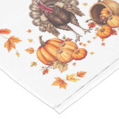 Chemin De Table Long Elegant Thanksgiving "Give Thanks" Table Runner (Coin)
