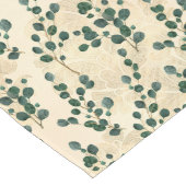 Chemin De Table Long Élégante Mariage Eucalyptus carrelée (Coin)