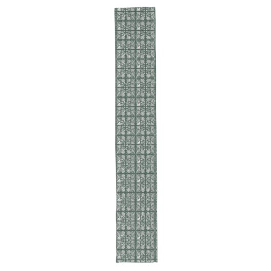 Chemin De Table Long Emerald Essence Table Art Table Runner (Devant)