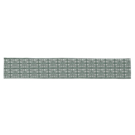 Chemin De Table Long Emerald Essence Table Art Table Runner (Horizontal)