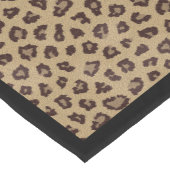 Chemin De Table Long empreinte de léopard avec bordure (Coin)