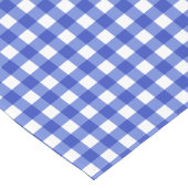 Chemin De Table Long En vichy bleue (Coin)