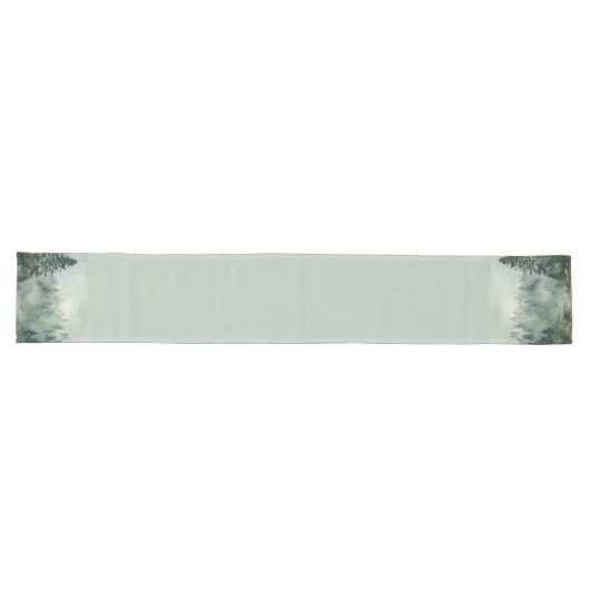 Chemin De Table Long Enchanted Forest Woodland Table Runner (Horizontal)