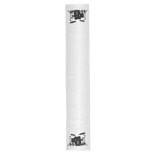 Chemin De Table Long Ensemble de batterie Monogram Silver (Devant)