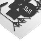Chemin De Table Long Ensemble de batterie Monogram Silver (Coin)