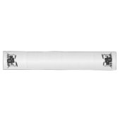 Chemin De Table Long Ensemble de batterie Monogram Silver (Horizontal)