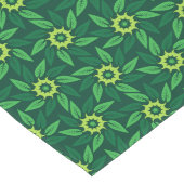 Chemin De Table Long Espiral Floral Verde (Coin)