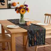 Chemin De Table Long Esprit moderne et effrayant d'Halloween