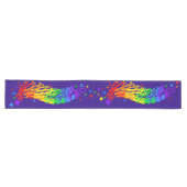 Chemin De Table Long Etoiles arc-en-ciel et Streamers (Horizontal)