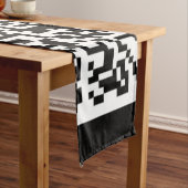 Chemin De Table Long Exemple de coureur de table de code QR (In Situ)
