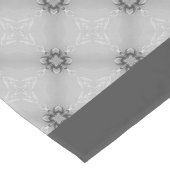 Chemin De Table Long Facettes de diamant noir et blanc (Coin)