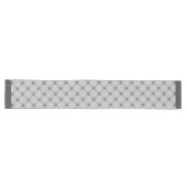 Chemin De Table Long Facettes de diamant noir et blanc (Horizontal)