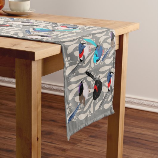 Chemin De Table Long Fairy Wrens (In Situ)
