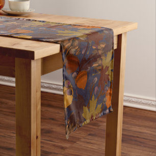 Chemin De Table Long Fall Acorns et Feuille Beautity