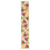 Chemin De Table Long Fancy Burgundy Rose Runner (Devant)