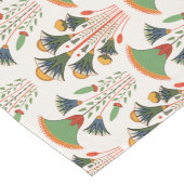 Chemin De Table Long Fanfleurs Vert Orange AutAutomne (Coin)