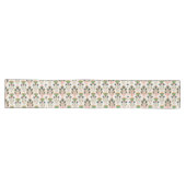 Chemin De Table Long Fanfleurs Vert Orange AutAutomne (Horizontal)