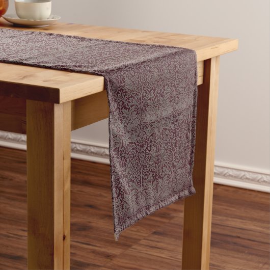 Chemin De Table Long Feuillage de bois Lapin rouge William Morris Motif (In Situ)