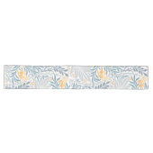 Chemin De Table Long Feuille tropicale Modèle floral (Horizontal)