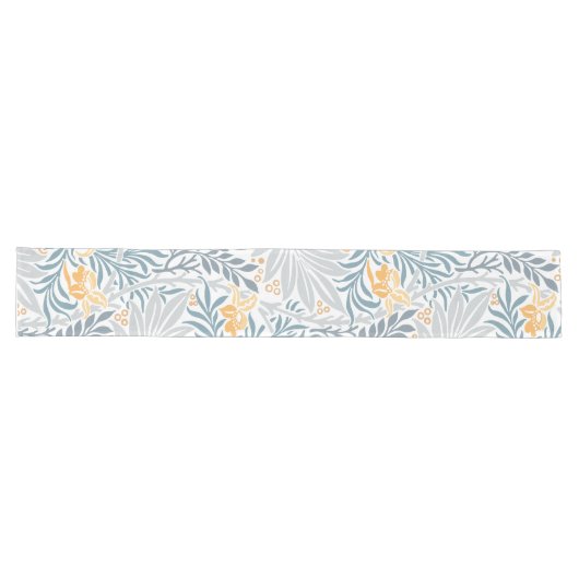 Chemin De Table Long Feuille tropicale Modèle floral (Horizontal)