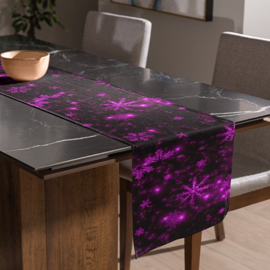 Chemin De Table Long Flèche blanche Coureur de table Bkgrd violet profo