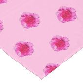 Chemin De Table Long Fleur de carnation rose Motif sans couture sur (Coin)