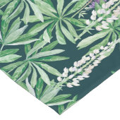 Chemin De Table Long Fleur de lupin (Coin)