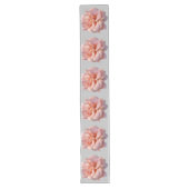 Chemin De Table Long fleur de rose rose (Devant)