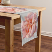 Chemin De Table Long fleur de rose rose (In Situ)