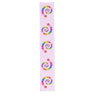Chemin De Table Long Fleur de vie / Blume des Lebens - points spiraux