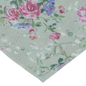 Chemin De Table Long Fleur délicate (Coin)