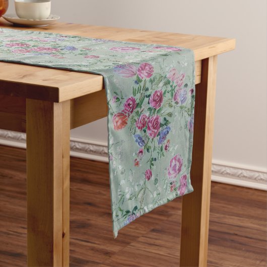 Chemin De Table Long Fleur délicate (In Situ)