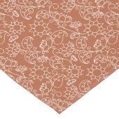 Chemin De Table Long Fleur Fantaisiste (Coin)