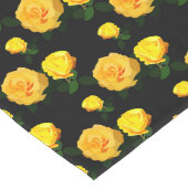 Chemin De Table Long fleur floral jaune tendance   (Coin)