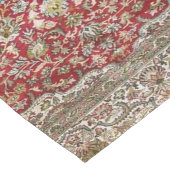 Chemin De Table Long Fleur florale rouge perse turkish motif élégant (Coin)