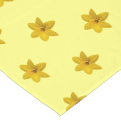 Chemin De Table Long Fleur jonquille jaune Motif sans couture sur (Coin)