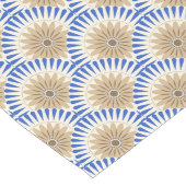 Chemin De Table Long Fleur rétro Sunrise - bleu & marron (Coin)